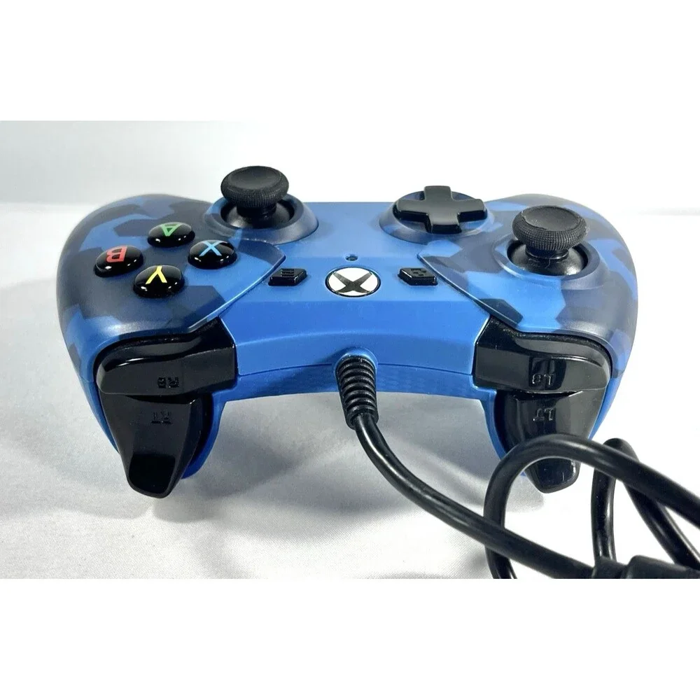 PowerA Xbox One Midnight Blue Camo 1503455-01 Wired Controller Tested